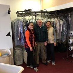 Pressed4Time - Olga, Lou and Bris manage the dry cleaning