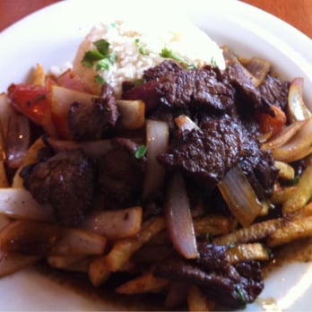 Aji Limon - Lomo saltado at Aji Limon. http://Facebook.com/GoodEatsStacy - Peruvian Near Me - Buena Park, California Aji Limon - Lomo saltado at Aji Limon. http://Facebook.com/GoodEatsStacy - Peruvian Near Me - Buena Park, California