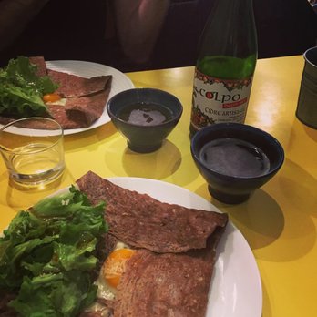 La Galette Électrique - Cheese and egg galette, and cider. - Creperies Near Me - Paris, 75 La Galette Électrique - Cheese and egg galette, and cider. - Creperies Near Me - Paris, 75