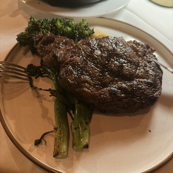 The Remy - Ribeye with mash potatoes and broccolini - Steakhouses Near Me - San Diego, California The Remy - Ribeye with mash potatoes and broccolini - Steakhouses Near Me - San Diego, California