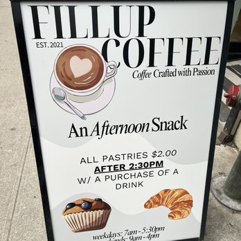 Fillup Coffee - Coffee & Tea Near Me - New York, New York