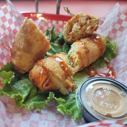 Crab cake roll
