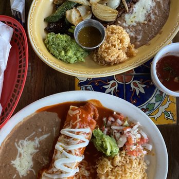 Tia Juana Mexican Grill - Top: Carne Asada
Bottom: Enchilada California with chicken - Mexican Near Me - Sunnyvale, California Tia Juana Mexican Grill - Top: Carne Asada
Bottom: Enchilada California with chicken - Mexican Near Me - Sunnyvale, California
