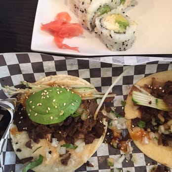 Bom Bom Grill - Beef tacos and Cali roll - Asian Fusion Near Me - Bellflower, California