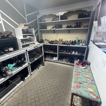Switchpoint Thrift Store - Shoe room for ladies! There's a small bench and plenty of space to try on shoes - Thrift Stores Near Me - St. George, Utah Switchpoint Thrift Store - Shoe room for ladies! There's a small bench and plenty of space to try on shoes - Thrift Stores Near Me - St. George, Utah