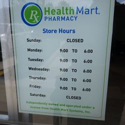 Douglas Park Pharmacy - Hours