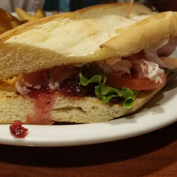 Big City Diner - Turkey and cranberry sandwich with sour dough roll - Diners Near Me - Kaneohe, Hawaii Big City Diner - Turkey and cranberry sandwich with sour dough roll - Diners Near Me - Kaneohe, Hawaii