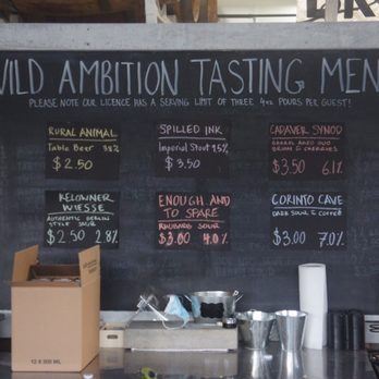 Wild Ambition - Beer menu - Breweries Near Me - Kelowna, British Columbia