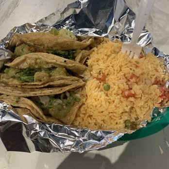 Taco Mikes - 3 Tacos 1 Side (Birria and Mexican rice) - Tacos Near Me - Milwaukee, Wisconsin