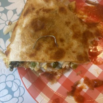 East Egg - Huge piece of metal in my breakfast quesadilla, the manager at this location didn't believe me when I called. - Breakfast & Brunch Near Me - Kalamazoo, Michigan