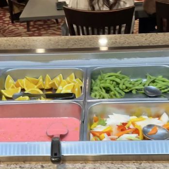Caesar's Mongolian Bar-B-Q - Cold dishes on buffet- veggies, edamame, fruit, jello, tapioca - Mongolian Near Me - Cerritos, California Caesar's Mongolian Bar-B-Q - Cold dishes on buffet- veggies, edamame, fruit, jello, tapioca - Mongolian Near Me - Cerritos, California