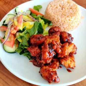 Non’s Kitchen - Glazed chicken with rice - Bubble Tea Near Me - Anaheim, California Non’s Kitchen - Glazed chicken with rice - Bubble Tea Near Me - Anaheim, California
