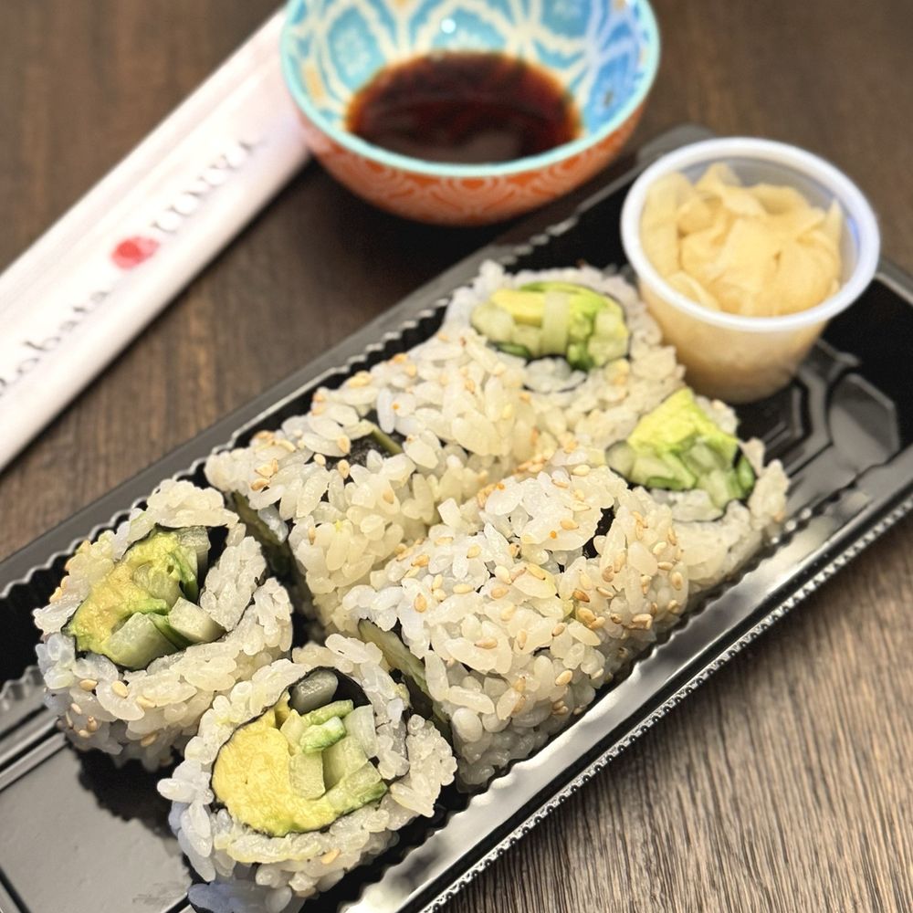 Robata JINYA - 3rd St. - Avocado Roll (added cucumber) - Japanese Near Me - Los Angeles, California Robata JINYA - 3rd St. - Avocado Roll (added cucumber) - Japanese Near Me - Los Angeles, California