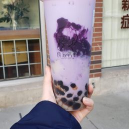Taro Mochi and Purple Potato Milk with Pearls Taro Mochi and Purple Potato Milk with Pearls