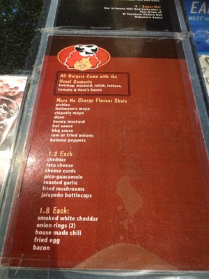 Menu photo 1 Vera's On The Drive Vancouver, BC Menu photo 1 Vera's On The Drive Vancouver, BC