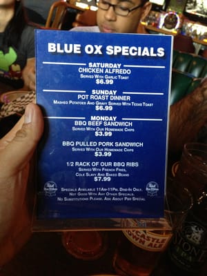 Menu photo 8 Blue Ox Central Las Vegas, NV Menu photo 8 Blue Ox Central Las Vegas, NV
