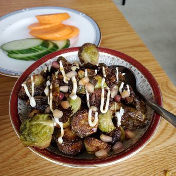 Zhug - Brussels sprouts to doe for!!! - Mediterranean Near Me - Cleveland Heights, Ohio Zhug - Brussels sprouts to doe for!!! - Mediterranean Near Me - Cleveland Heights, Ohio