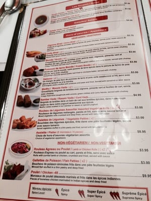 Menu photo 4 Thanjai Montreal, QC