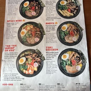 Ultra House - Menu Summer 2025 - Ramen Near Me - Langley, Washington
