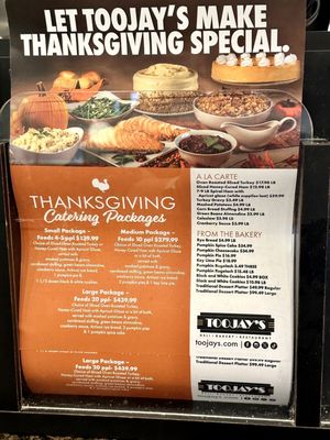 Menu photo 2 TooJay’s Deli * Bakery * Restaurant Plantation, FL