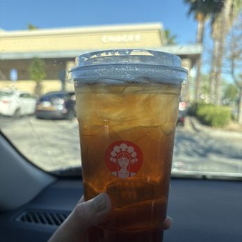 Chagee Modern Teahouse - Peach Oolong Pure Tea (sweetened) - Tea Rooms Near Me - Ontario, California Chagee Modern Teahouse - Peach Oolong Pure Tea (sweetened) - Tea Rooms Near Me - Ontario, California