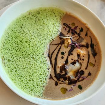 Le Jardinier - Mushroom veloute - French Near Me - Houston, Texas Le Jardinier - Mushroom veloute - French Near Me - Houston, Texas