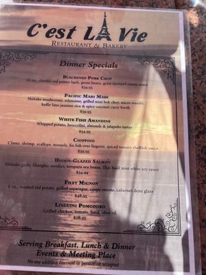 Menu photo 5 C'est la Vie Restaurant & Bakery Laguna Beach, CA Menu photo 5 C'est la Vie Restaurant & Bakery Laguna Beach, CA