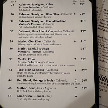 Wiederholt's Supper Club - wine menu - American Near Me - Hastings, Minnesota Wiederholt's Supper Club - wine menu - American Near Me - Hastings, Minnesota