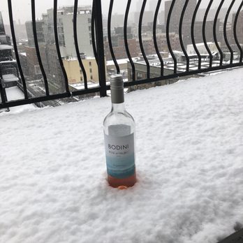 Mister Wright Fine Wines And Spirits - Argentine Malbec rosé courtesy of Mr. Wright. Best snow day ever! - Beer, Wine & Spirits Near Me - New York, New York