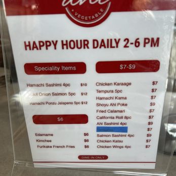 Ahi & Vegetable- Ewa Beach - Happy hour menu - Sushi Bars Near Me - Ewa Beach, Hawaii Ahi & Vegetable- Ewa Beach - Happy hour menu - Sushi Bars Near Me - Ewa Beach, Hawaii