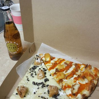 Krave It Pizza & Sandwich Joint - Best $9 I ever spent!!! Fried oreo and chicken Buffalo with Mozzarella sticks with a Boylan cane sugar creme soda!! - Sandwiches Near Me - Bayside, New York Krave It Pizza & Sandwich Joint - Best $9 I ever spent!!! Fried oreo and chicken Buffalo with Mozzarella sticks with a Boylan cane sugar creme soda!! - Sandwiches Near Me - Bayside, New York