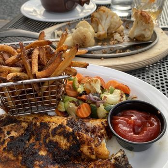 Cantilever Distillery - Vegetarian chili, cauliflower, walleye dinner. - New American Near Me - International Falls, Minnesota