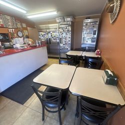 Chacho's Mexican Takeout - Inside seating and counter