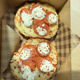 Pizza bagel Pizza bagel