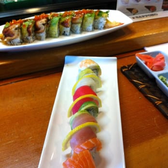 Sushi King - Rainbow and Dragon Roll - Sushi Bars Near Me - Fairfield, California Sushi King - Rainbow and Dragon Roll - Sushi Bars Near Me - Fairfield, California
