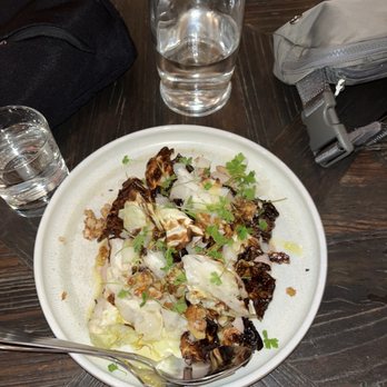 Ten Foot Henry - Charred cabbage with tahini - Canadian (New) Near Me - Calgary, Alberta Ten Foot Henry - Charred cabbage with tahini - Canadian (New) Near Me - Calgary, Alberta