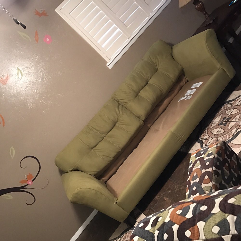 Conn's HomePlus - Sofa has lumps and thread coming out of it. - Furniture Stores Near Me - Odessa, Texas Conn's HomePlus - Sofa has lumps and thread coming out of it. - Furniture Stores Near Me - Odessa, Texas