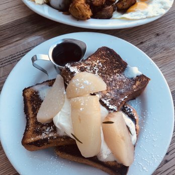 Plow - 3-piece custard French Toast $18 - Breakfast & Brunch Near Me - San Francisco, California Plow - 3-piece custard French Toast $18 - Breakfast & Brunch Near Me - San Francisco, California