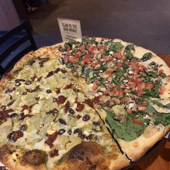 Moose's Tooth - Pesto Supreme (Large) and The Forager (Large) - Pizza Near Me - Anchorage, Alaska