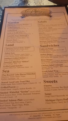 Menu photo 8 Bistro On the Green Mackinac Island, MI