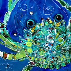 Lisa Jill Allison Art Gallery - Never Crabby 24x48