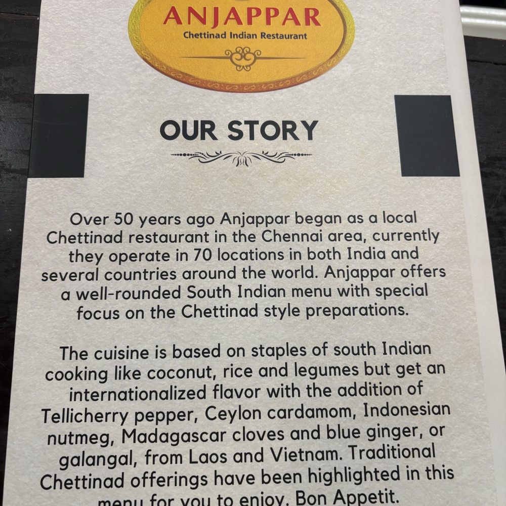 Anjappar Chettinad Indian Restaurant - Indian Near Me - Tustin, California