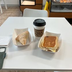 Don Pan - Queso con Guava / Guava & Cheese Pastries, Cafe Con Leche, & Ham & Cheese Sandwich