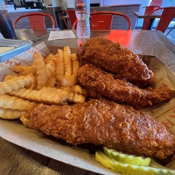 Main Chick Hot Chicken - Chicken Strip Combo 2 (3 Tender, Side of Fries) - Chicken Shop Near Me - Carlsbad, California