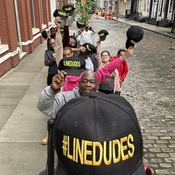 Same Ole Line Dudes - 5/8/24 Proenza Schouler sample sale SIXTEEN Linedudes booked at 260 Sample Sale 477 Broome St location in SoHo