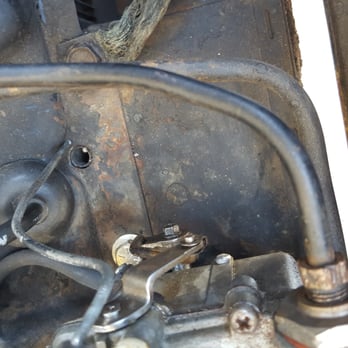 Riverside Carburetor & Electric - The whole is where the rod has to connect Riverside Elec. And Carb just broke the rod and did not tell me. - Auto Repair Near Me - Riverside, California Riverside Carburetor & Electric - The whole is where the rod has to connect Riverside Elec. And Carb just broke the rod and did not tell me. - Auto Repair Near Me - Riverside, California
