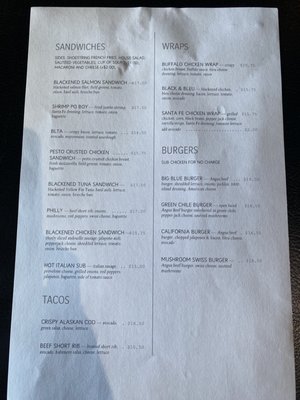 Menu photo 1 Cafe Blue Boulder, CO
