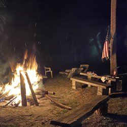 Bronson's Camp Outlaw @ Indian Bow - Community fire pit.