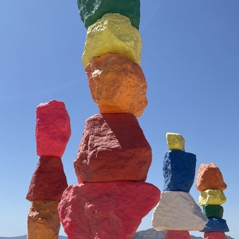 Seven Magic Mountains - Color - Public Art Near Me - Las Vegas, Nevada