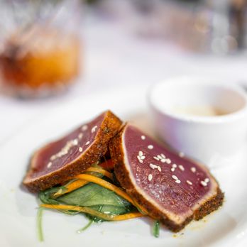 Scott's Seafood - St Valentine's Day Four-Course Menu: Seared Blackened Ahi Tuna - Seafood Near Me - San Jose, California Scott's Seafood - St Valentine's Day Four-Course Menu: Seared Blackened Ahi Tuna - Seafood Near Me - San Jose, California